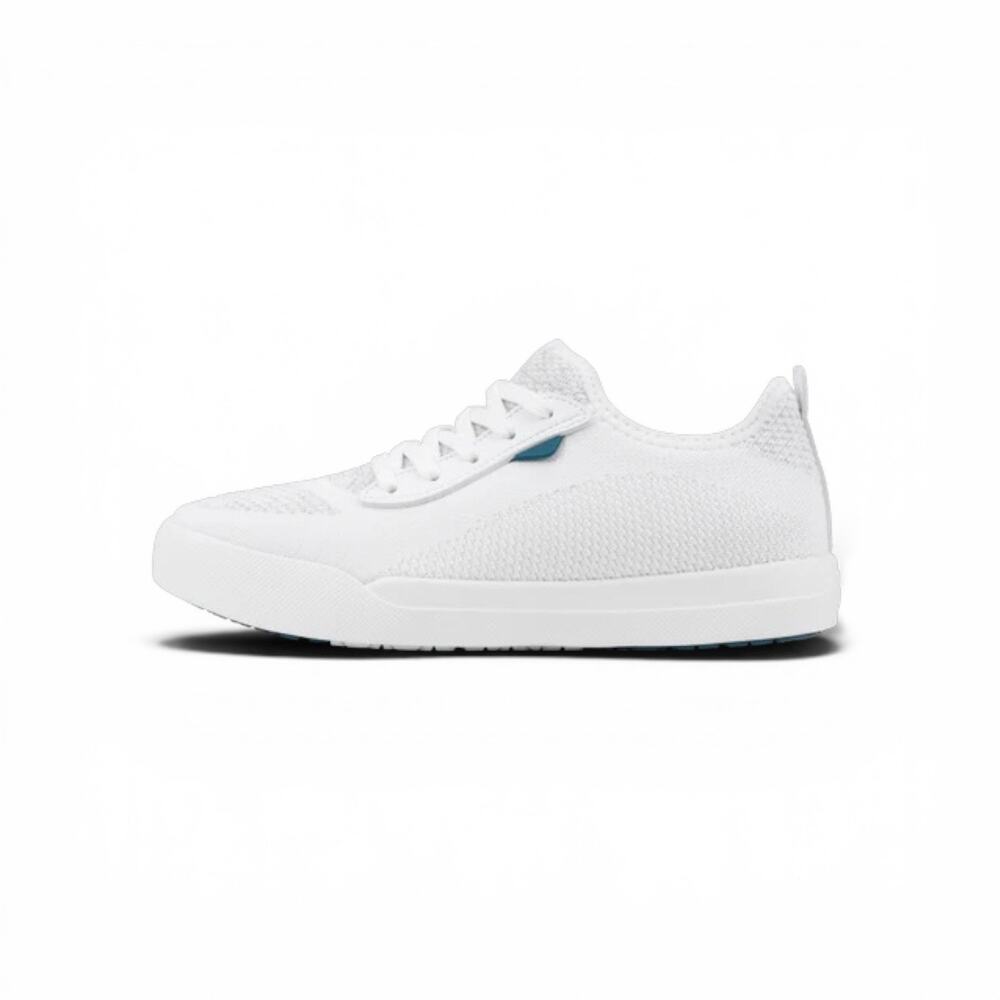 Vessi Weekend Classic Sneakers Women’s White Waterproof Lace Up Shoes - Size 9